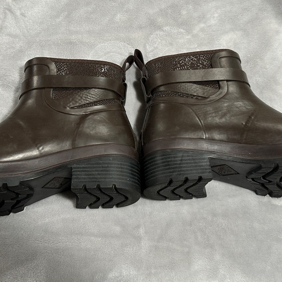 Original Muck Womens Liberty Ankle Rubber Waterproof Brown Boots - Picture 8 of 8